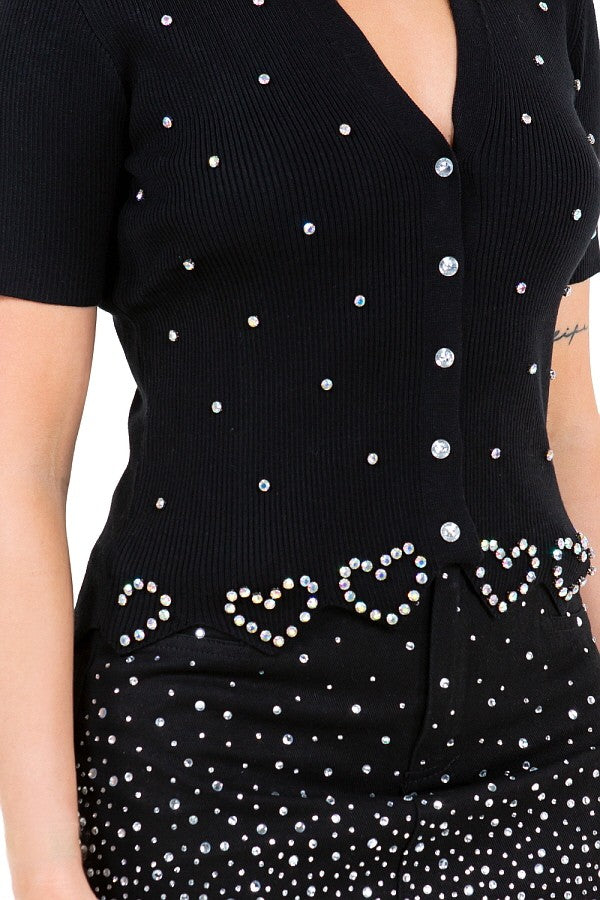 Catalina Hearts Top