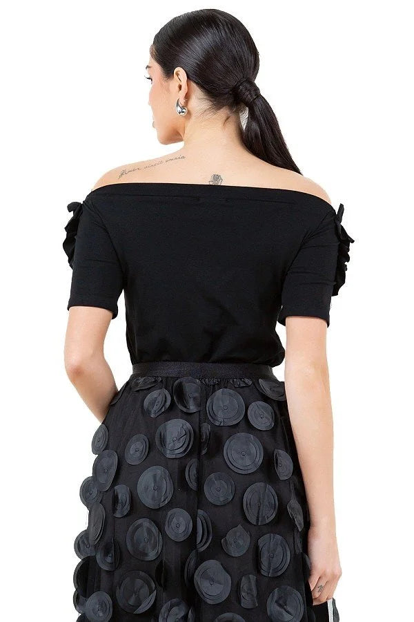 Clara Flower Off Shoulder Blouse