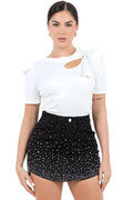 Eva Cutout & Ribbon Top