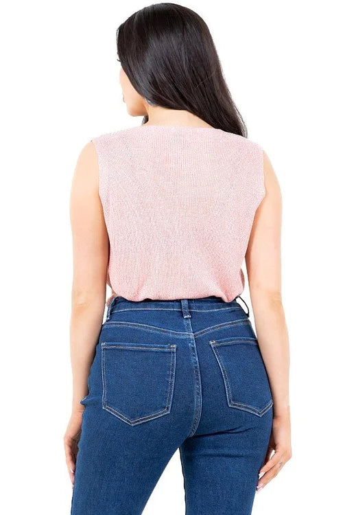 Gianna Rhinestone Knit Top