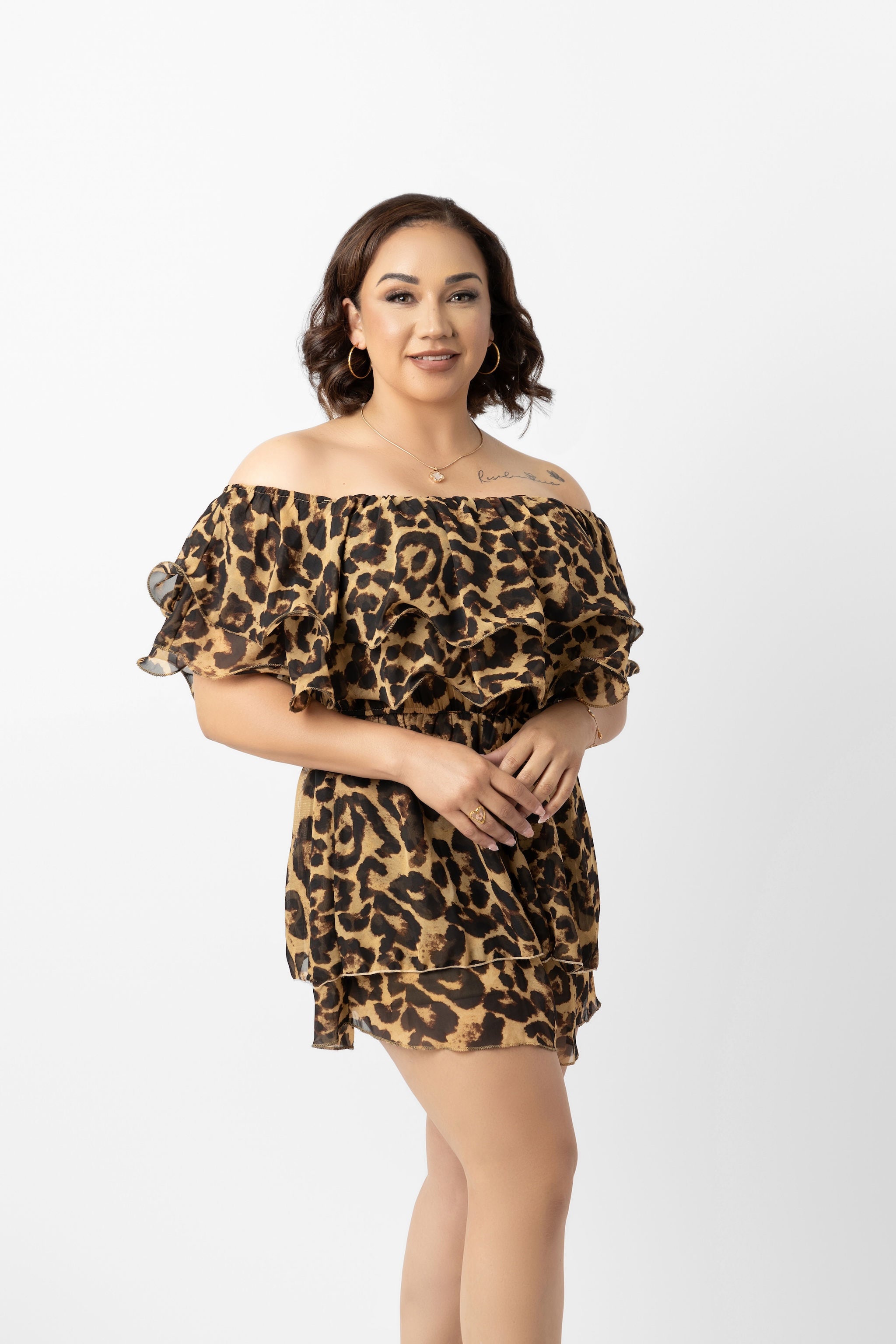 Estefania Off Shoulder Romper