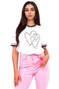 Lucy Stone-Pearl Embellished Top