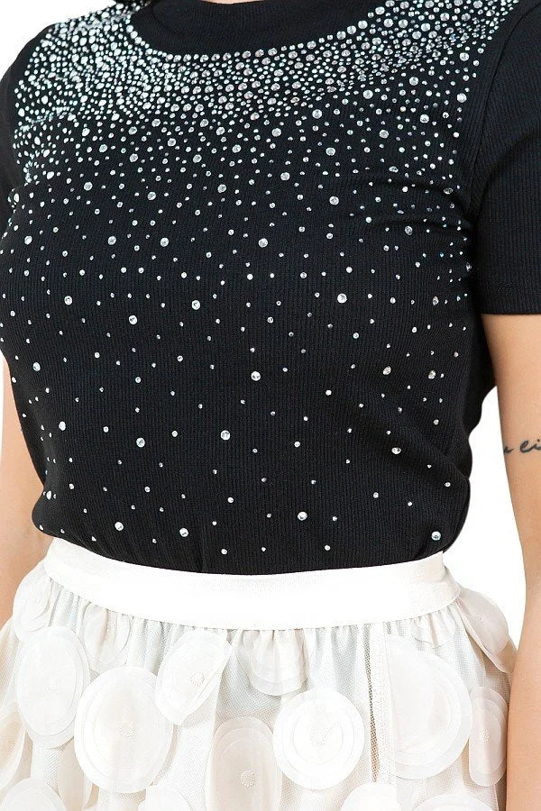 Penelope Rhinestone Top