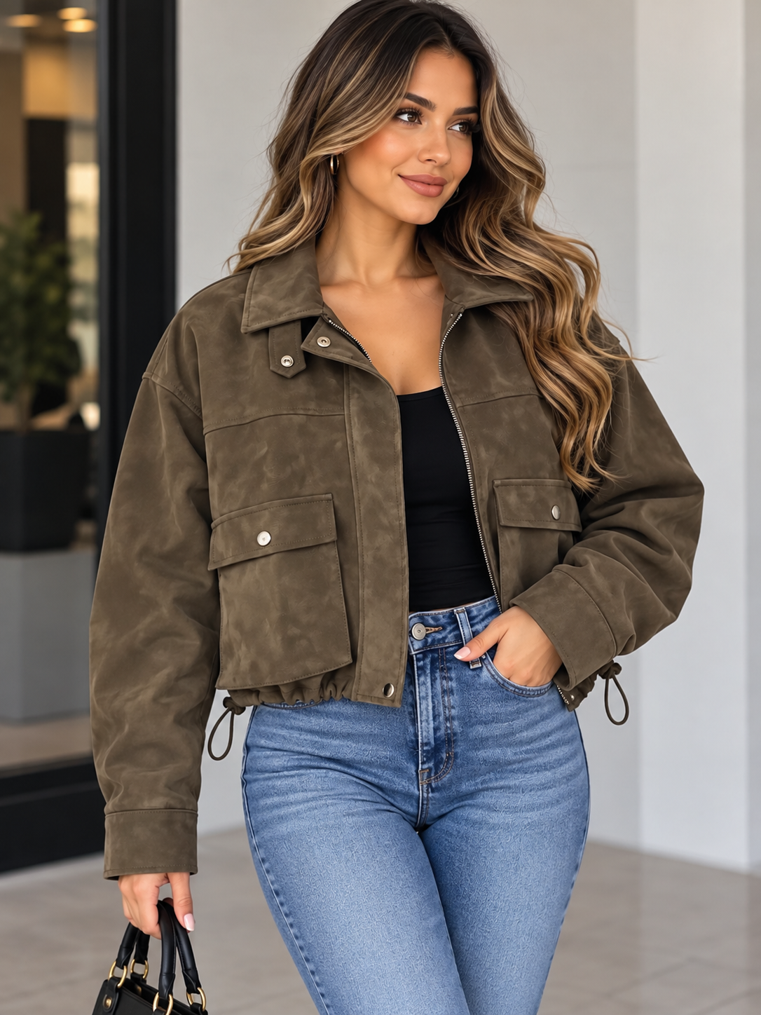 Angela Suede Jacket